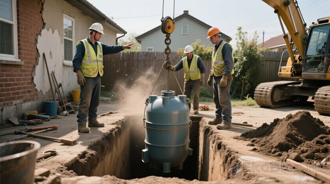 Как организовать слив воды в почву канализация частный дом